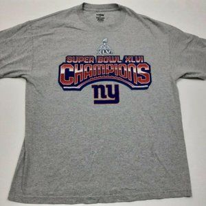 Reebok New York Giants Super Bowl Champions Shirt